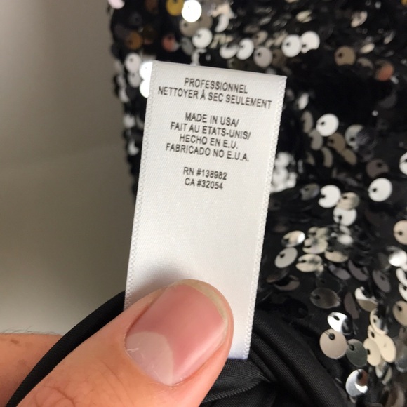 OneRadGirl Dress Population Sequin Dress Size Smal - Picture 8 of 9